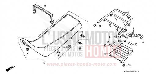 SIEGE XRV650J de 1988